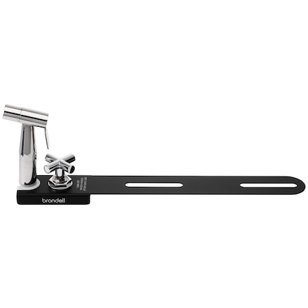 Brondell CleanSpa Luxury Hand-Held Bidet Holster with Integrated Shut Off, Black MBH-40-B